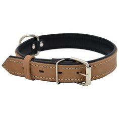 Ошейник 1320б hight line 20 мм без украшений длина до 42 см бежевый новинка (2 шт) Zo Oexpress