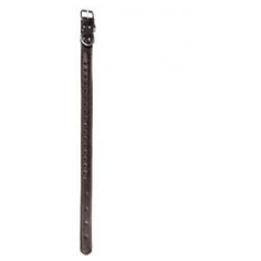 Ошейник 0642ч 2сл 26 мм переплетеный длина до 50 см черный (2 шт) Zo Oexpress