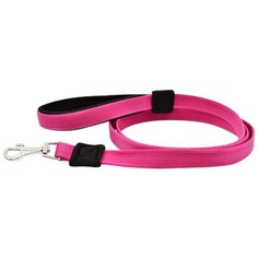 Поводок 5111м fresh line 20 мм капрон, мягкая ручка с сеткой длина 1,5м малиновый новинка Zo Oexpress