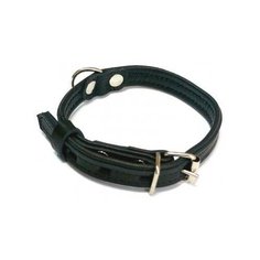 Ошейник 1330ч hight line 25 мм без украшений длина до 50 см черный Zo Oexpress