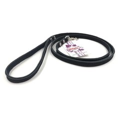 Поводок 1105ч color line 2сл 10 мм нубук длина 1,2 м черный новинка Zo Oexpress