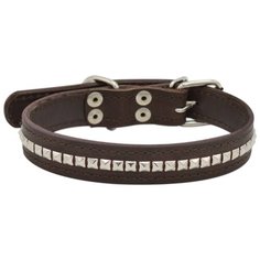 Ошейник 0649к 2сл 26 мм металл длина до 50 см коричневый Zo Oexpress