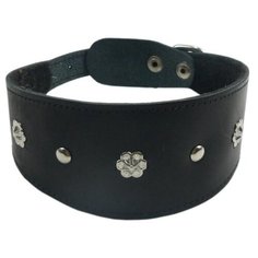 Ошейник 0539ч 1сл камбала длина до 40 см фетр черный Zo Oexpress