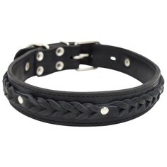 Ошейник 0614ч 2сл 18 мм колосок длина до 42 см черный (2 шт) Zo Oexpress