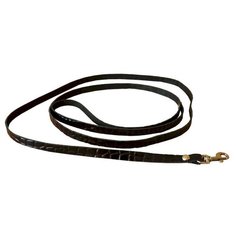 Поводок 0012ч 1сл 8 мм кошачий черный Zo Oexpress