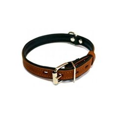 Ошейник 1320к hight line 20 мм без украшений длина до 42 см коричневый (2 шт) Zo Oexpress