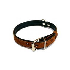 Ошейник 1350к hight line 35 мм без украшений длина до 60 см коричневый Zo Oexpress