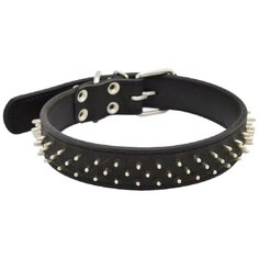 Ошейник 0609ч 2сл 14 мм ёж длина до 35 см черный (2 шт) Zo Oexpress