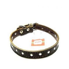 Ошейник 0612к 2сл 18 мм бусинка длина до 42 см коричневый (2 шт) Zo Oexpress