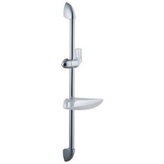 HAIBA Душевая штанга с мыльницей и держателем для душевой лейки, хромированная, HB8001