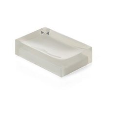 Настольная мыльница Gedy G-Rainbow, белый