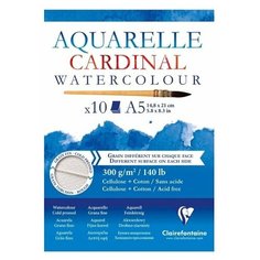 Альбом для акварели Clairefontaine Cardinal 21 х 14.8 см (A5), 300 г/м², 10 л.