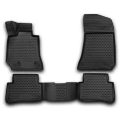 Element Коврики 3D в салон MERCEDES-BENZ E-Class W212, 2009-2016, седан, 4 шт. (полиуретан)