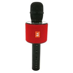 Беспроводной караоке-микрофон V8 (красный) Belsis