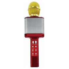 Беспроводной караоке-микрофон WS-1828 (красный) Belsis