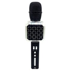 Беспроводной караоке-микрофон YS-69 (черно-серебряный) Belsis