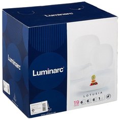 Набор посуды столовой ЛОТУСИЯ 19 пр. (H1792) Luminarc