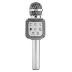 Беспроводной караоке-микрофон WS-1818 (серебро) Belsis