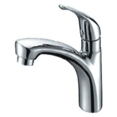 Cron Смеситель для раковины (умывальника) с коротким изливом, хромированный, CN1090