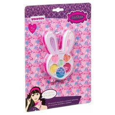 Набор детской декорат. косметики Bondibon Eva Moda, CRD 17,2х23 см, зайчик с тенями для век (7 оттен