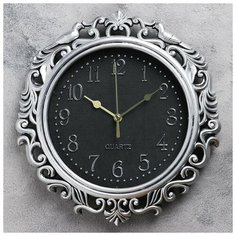 Часы настенные, серия: Интерьер, "Котаж", 26х25 см, дискретный ход, 4397568 Сима ленд