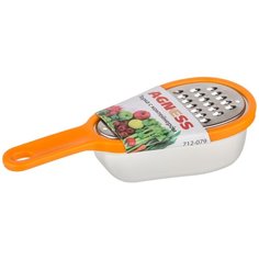 Терка с контейнером 16*6*3, 5 см Agness 712-079