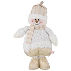 Фигурка золотая коллекция снеговик 22х10х40 см Lefard 476-127