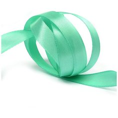 Лента атласная 1/2 (12мм) цв.4323 ярк.мята IDEAL уп.27,4 м