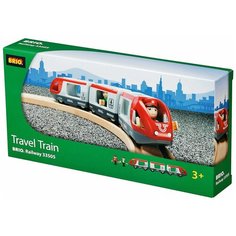 Пассажирский поезд-экспресс, Brio (игровой набор, 5 элементов, 33505)