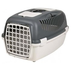 Переноска Capri 3 S, 40 x 38 x 61 см, светло-серый, темно-синий, Trixie (39831)