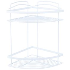 Полка угловая одноэтажная белая Fixsen (FX-850W-2)