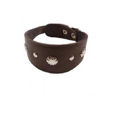 Ошейник 0537к 1сл камбала длина до 30 см фетр коричневый Zo Oexpress