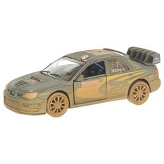 Детская инерционная металлическая машинка Serinity Toys с открывающимися дверями, модель Subaru Impreza