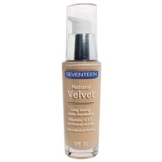 Seventeen Тональный крем Natural Velvet Long Lasting Matte Foundation, 35 мл, оттенок: 06