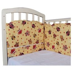 Alis Бортик в кроватку 360х40 см желтый