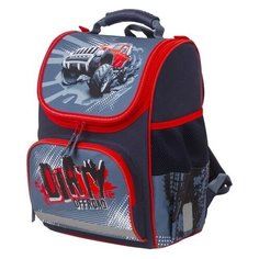 Пифагор Ранец Basic Jeep (229936), синий/красный