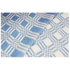 Синее Комбинированная клетка Байковое 100х140 арт. 57-3ЕТ 90% х/б Ермолино одеяло