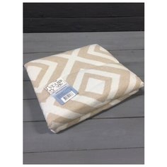 Одеяло "Ромб" 140х205 бел-беж ( бел-пес ) Vladi