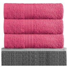Малиновый 70х140 Полотенца махровое 1 шт BAYRAMALY