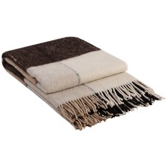 01-01 Бел/беж/кор 200х220 Эльф плед новозеланд. шерсть Vladi