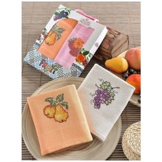 9203 Фрукты В (40х60)х2шт в коробке Набор кухонный Метеор Meteor