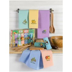 8319 Фрукты В Неделька (40х60)х7шт в коробке Набор кухонный Метеор Meteor