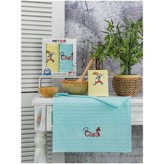 9483 BIONCE ASCI-цветные В (40х60)х2шт в коробке Набор кухонный Метеор АльВиТек