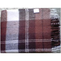 02-98 Бел/тер/кор 140х200 Эльф плед новозеланд. шерсть Vladi