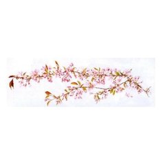 Набор для вышивания Ветка сакуры, канва лён 36 ct 80 х 27 см THEA GOUVERNEUR 481