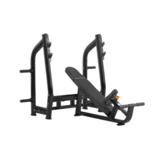 Скамья для жима с положительным наклоном BRONZE GYM H-025 (черный)