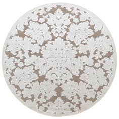 Бельгийский вискозный ковер с рельефом Venezia RV321-R119 круг (200*200 см) Ragolle