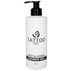 Гель для душа Levrana Tattoo Eco Мята и лимон, 250 мл