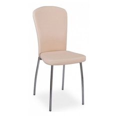 Стул Домотека Палермо, металл/искусственная кожа, цвет: бежевый