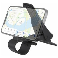 Держатель в автомобиль на приборную панель, козырек с зажимом, Deppa